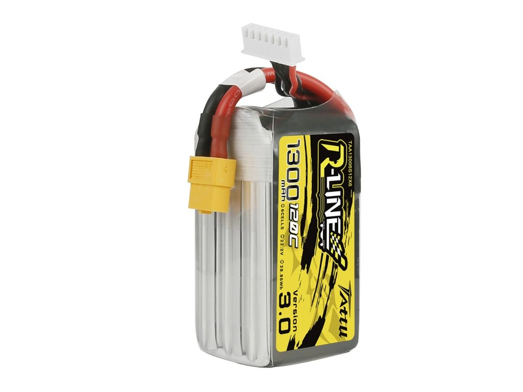 Battery Tattu R-Line 3.0 LiPo 6S 22.2V 1300mAh 120C XT60