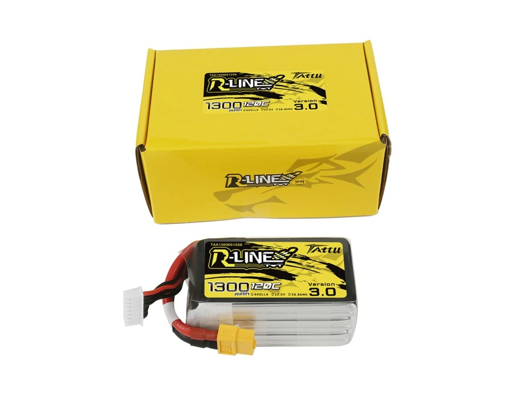 Battery Tattu R-Line 3.0 LiPo 6S 22.2V 1300mAh 120C XT60