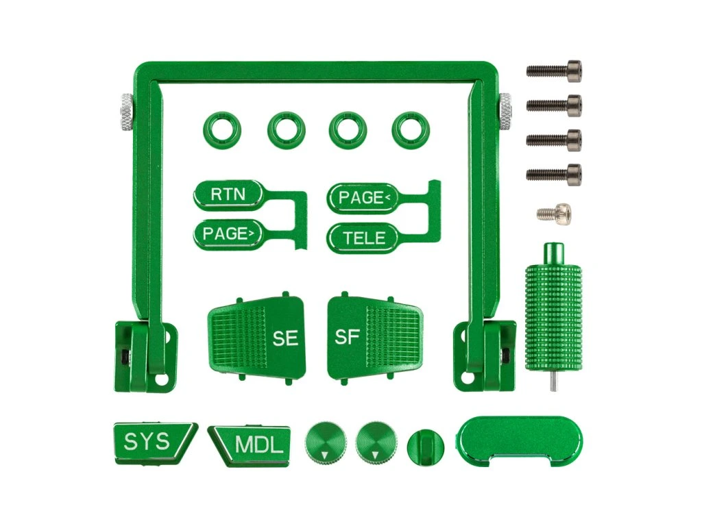 Upgrade Parts Set RadioMaster Boxer CNC Green