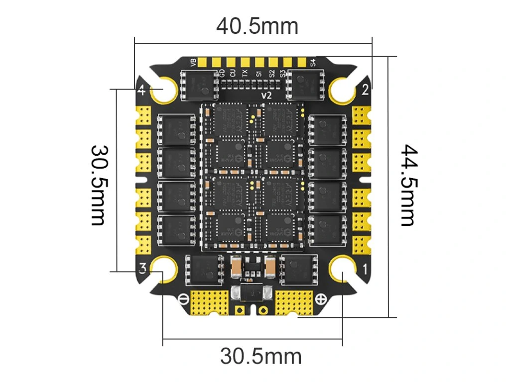 ЕSC 4in1 Pilotix 75A AM32