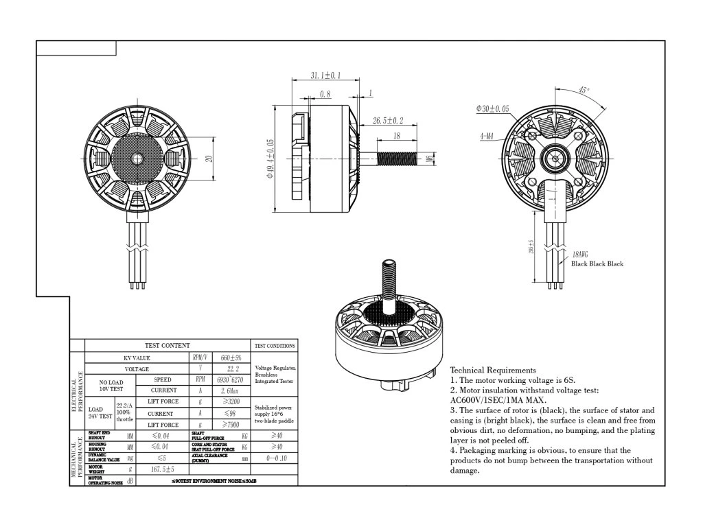 Motor Pilotix 4312 660KV