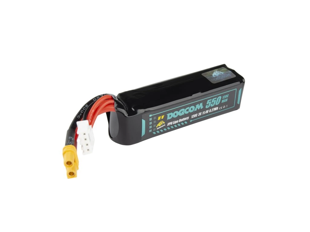 Aku DOGCOM 550mAh 120C 11.4V 3S1P HV LiPo XT30