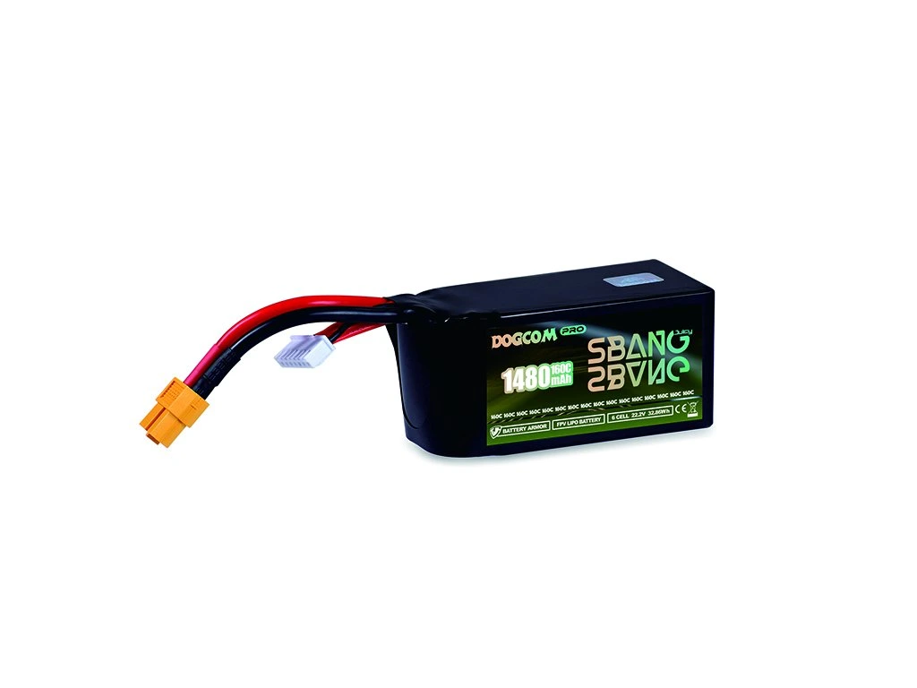 Aku DOGCOM 1480mAh 6S 22.2V 160C LiPo SBANG Edition