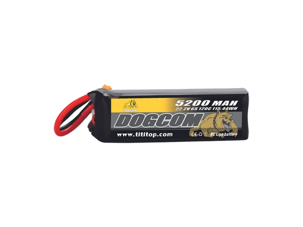 Battery DOGCOM 5200mAh 6S 120C 22.2V LiPo XT90