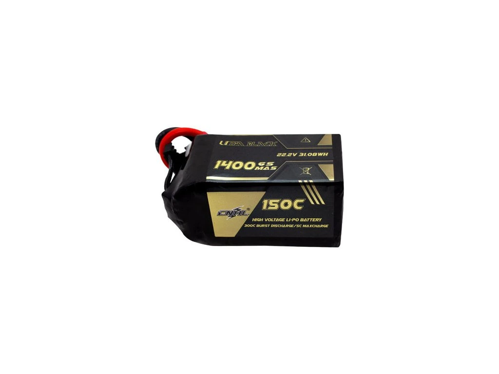 Battery CNHL Ultra Black LiPo 6S 22.2V 1400mAh 150C XT60