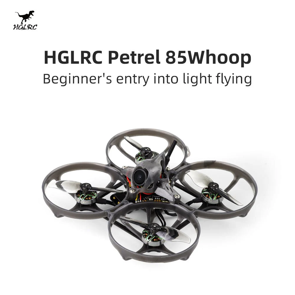 HGLRC Petrel 85Whoop harjadeta mootoriga siselendamise FPV-droon (Tinywhoop)