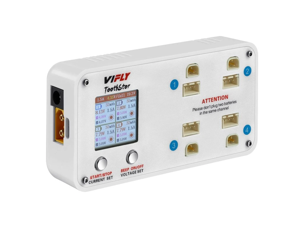 Charger VIFLY ToothStor 2S (BT3.0 & JST-XH2.54)