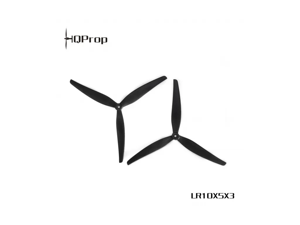 Propellers HQProp LR10X5X3 (1CCW+1CW) Black-Glass Fiber Reinforced Nylon