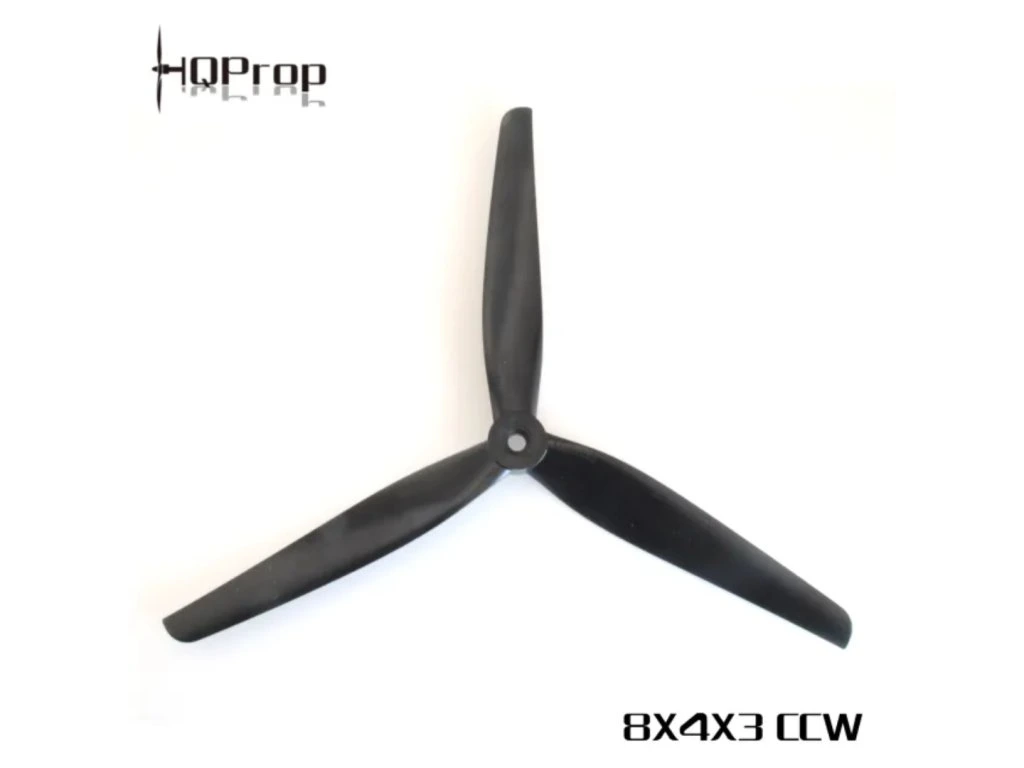 Propeller HQProp MacroQuad 8X4X3(1CW+1CCW) Black-Glass Fiber Nylon
