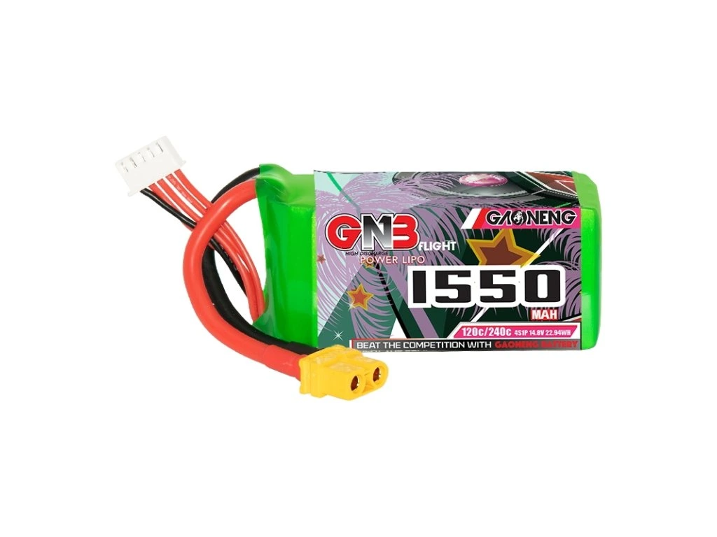 Aku GNB GAONENG LiPo 4S 14.8V 1550mAh 120C XT60