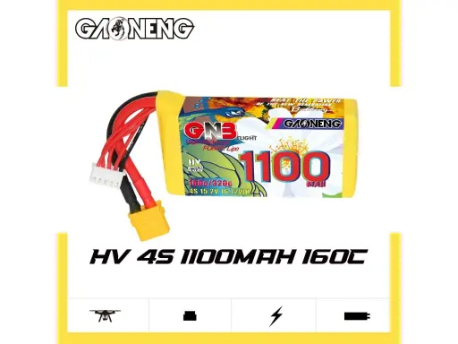 [GNB11004S160AHV] Aku GNB GAONENG 1100mah 4S1P 15.2V HV 160C XH- JST 5P XT60