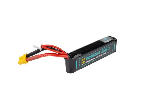 [DC550/120C-2SHV] Battery DOGCOM 550mAh 120C 7.6V 2S1P HV LiPo XT30