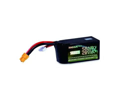 [DC1480/160C-6S] Battery DOGCOM 1480mAh 6S 22.2V 160C LiPo SBANG Edition