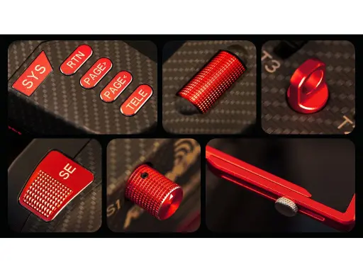 [HP0157.0073-RED] Täienduskomplekt RadioMaster Boxer CNC Punane