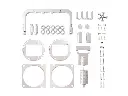 Upgrade Parts Set RadioMaster TX16s MKII CNC Silver