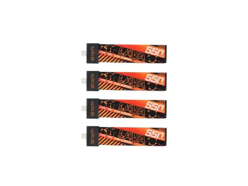 Aku BETAFPV LAVA LiHv 1S 3.8V 550mAh 75C (4PCS)