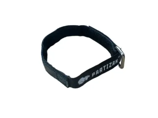 [3545] Aku kinnitusrihm Partizan, roostevabast terasest (304) metallpandlaga, 25 × 1,6 cm